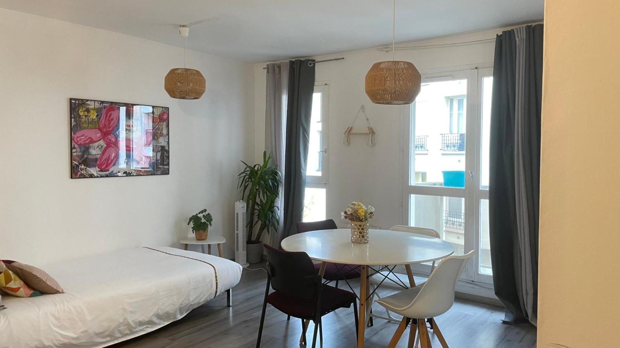 Le Pinky Bird - Paris 19 Appartement Buitenkant foto