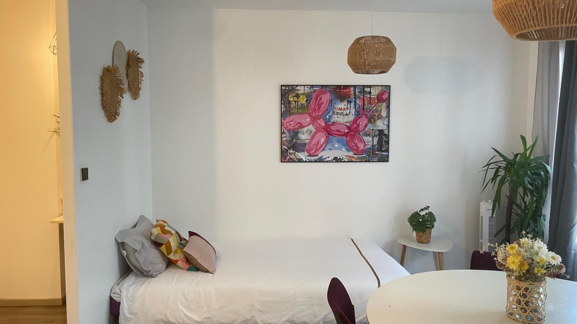 Le Pinky Bird - Paris 19 Appartement Buitenkant foto
